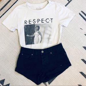 Aretha Franklin RESPECT Band Tee